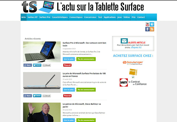 www.tablettesurface.fr